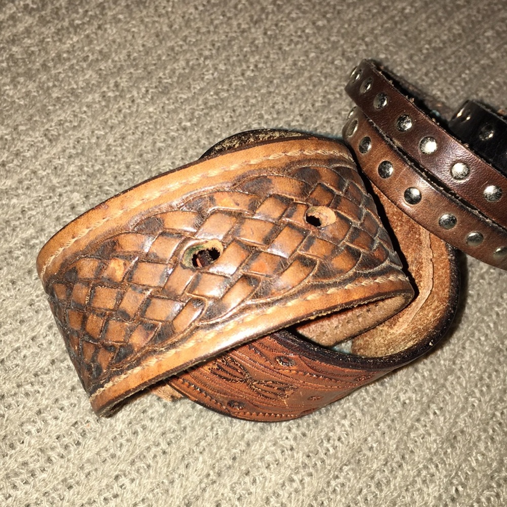 Handmade leather cuff